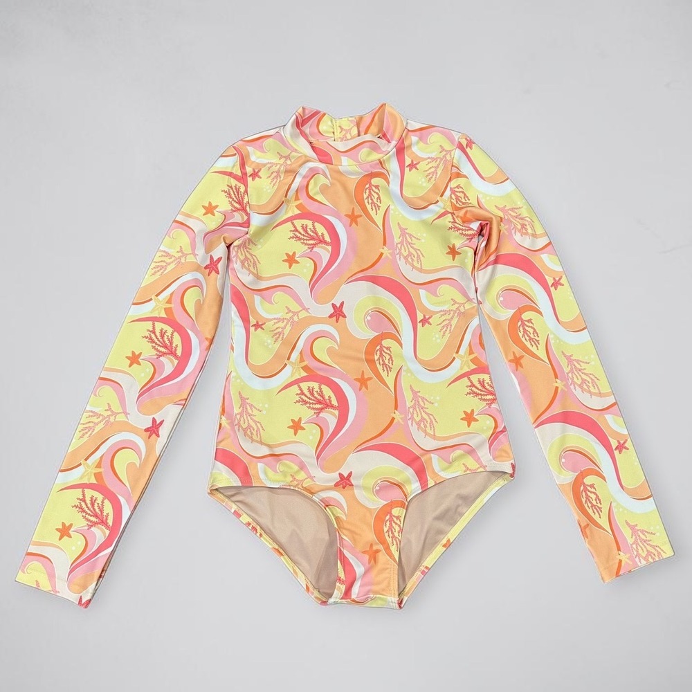 Mott50 x Maisonette Elizabeth Rachael Rash Guard One Piece Swimsuit Girls 10